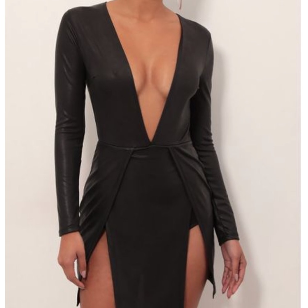 Lucy in the sky black party dress